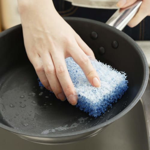 Aisen Super Sharp Kitchen Sponge, Multi, AS180757, 3.5 x 7 x 11 cm