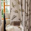 1pz LOZUJOJU Tende Oscuranti 100% Stile Campagna Americana Tende Stampate con Piante per Camera da Letto Soggiorno Finestra Balcone per Decorazione Casa