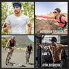 Mens Sports Headband For Work Out Sweatband For Sweatband Running Cycling Yoga Basketball Stretchy Unisex Hairband(4 Pack)