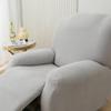 4Pcs In 1Seat Polar Fleece Recliner Sofa Cover Non-Slip Stretch Relaxing Armchair Cover Single Sofa Slipcover