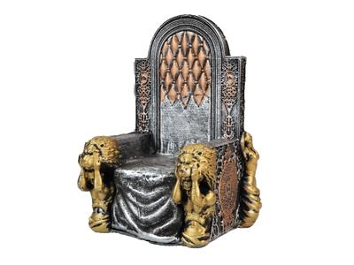 In drei Maßstabsfiguren Thron Tempel Diorama Miniatur Hintergrund Display Fotografie Gute Anweisungen 1/12 (Thron)