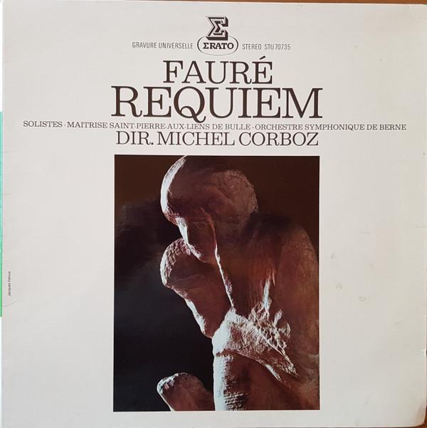 

LP Record MICHEL CORBOZ, ORCHESTRE SYMPHONIQU - Faure: Requiem Op. 48 STU70735 ERATO 1972 France Classical Used