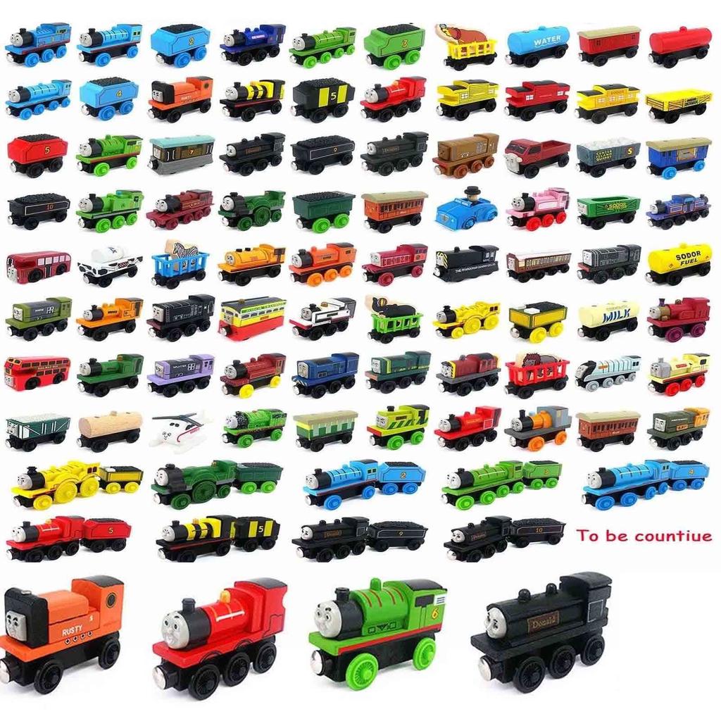 Thomas Train Car Tender Wooden Magnetic Railway Toy Truck Kids Gift Set
