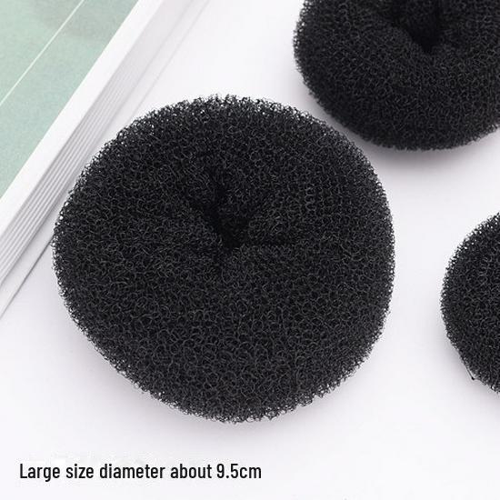 Donut Hair Curler: Flower Bud Hair Ring, Fluffy Braided In Large, Medium, Small Sizes