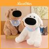 Entzückendes Plüschhundespielzeug für Kinder Weiche Kreative Cartoon-Hundepuppe Geschenk in Braun und Weiß