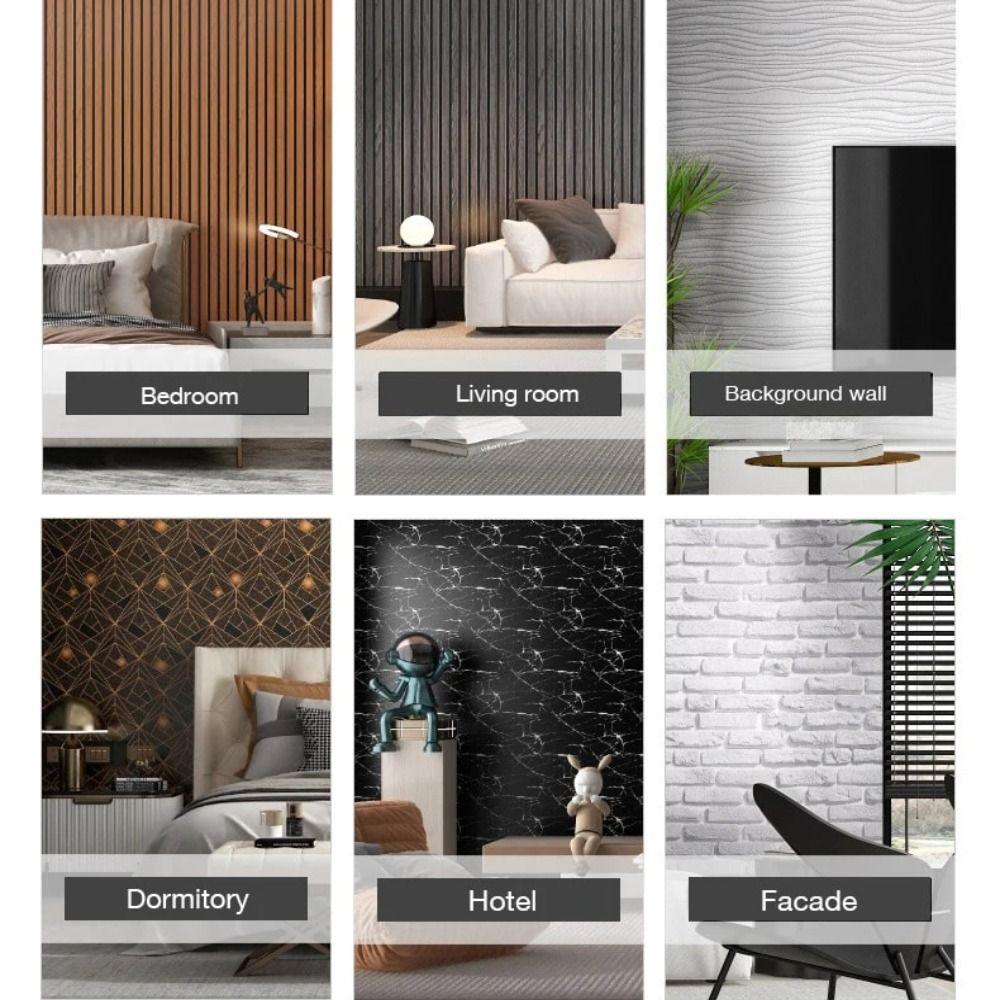 Samolepicí 5M Nástěnná samolepka Proti poškrábání DIY Dělící tapeta Ložnice