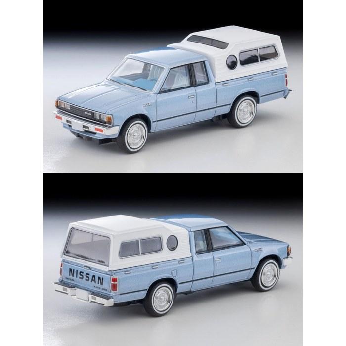 TOMYTEC Tomica Limited Vintage Neo 1/64 LV-N374a Nissan Truck King Cab Blue Mist North American Spec. Multicolor.