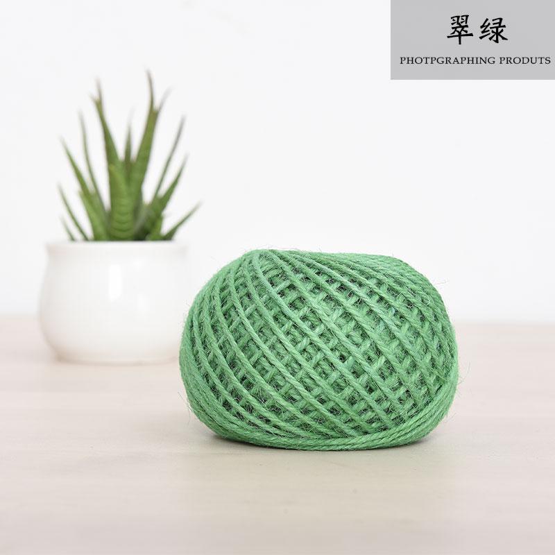 Handmade Hemp Rope, Multi-Colored Decorative Rope, Retro Woven Binding Rope Diy Photo Wall, The Wonder Of Colored Wool Ball Sails