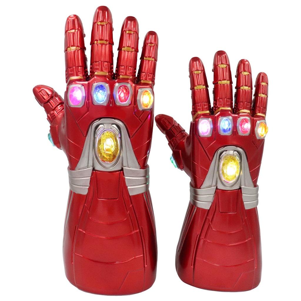 Guantes LED de Iron Man Vengadores Endgame Guantelete del Infinito para Adultos y Niños