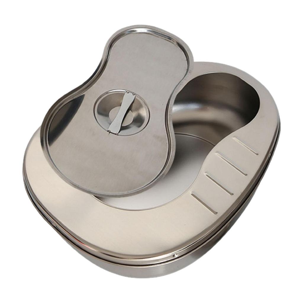 Orinal para Cama para Ancianos Inodoro de Cabecera Engrosado Resistente Multiusos Portátil Orinal Contenedor de Orina Fácil de Transportar para Hombres Mujeres Ancianos