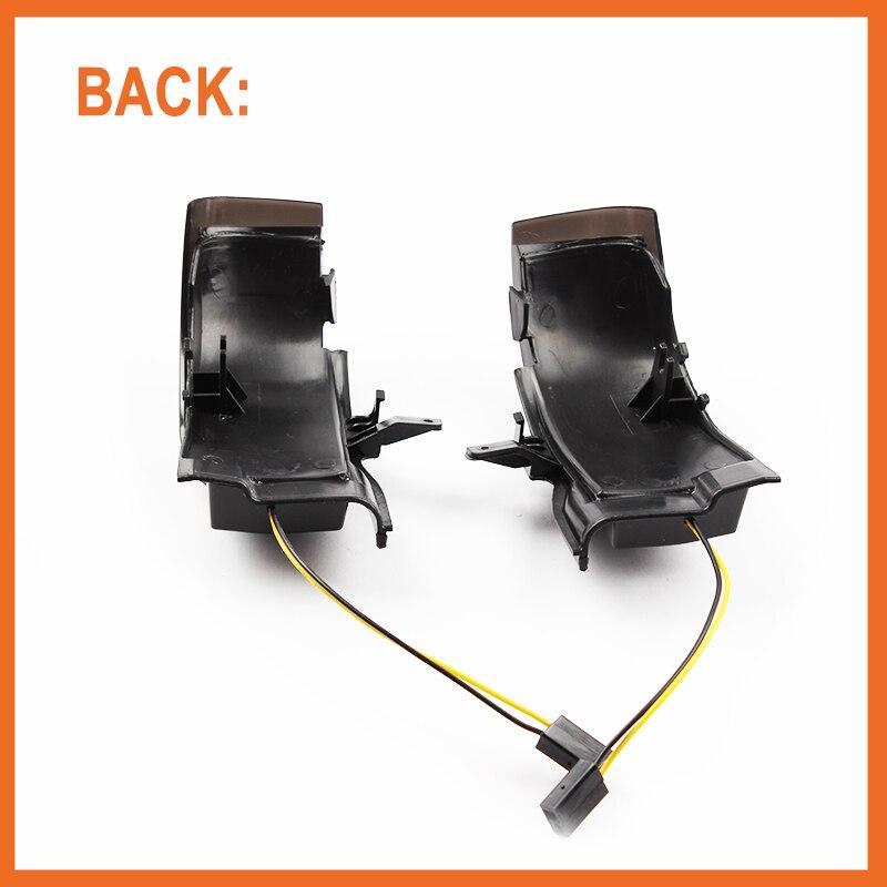 For Volkswagen Touran 1T 2003-2010 2x LED Dynamic Turn Signal Lights Side Wing Rearview Mirror Indicator Blinker Lamps