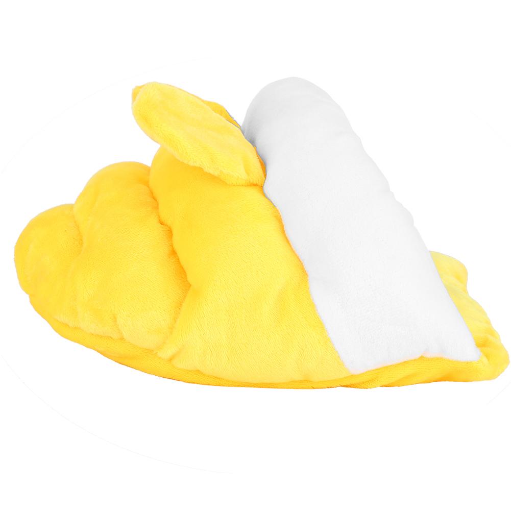 Verdickte Baumwolle Kleine Haustiere Niedliches Schlafnest Bett Haus für Hamster Gleithörnchen Eichhörnchen Gelb