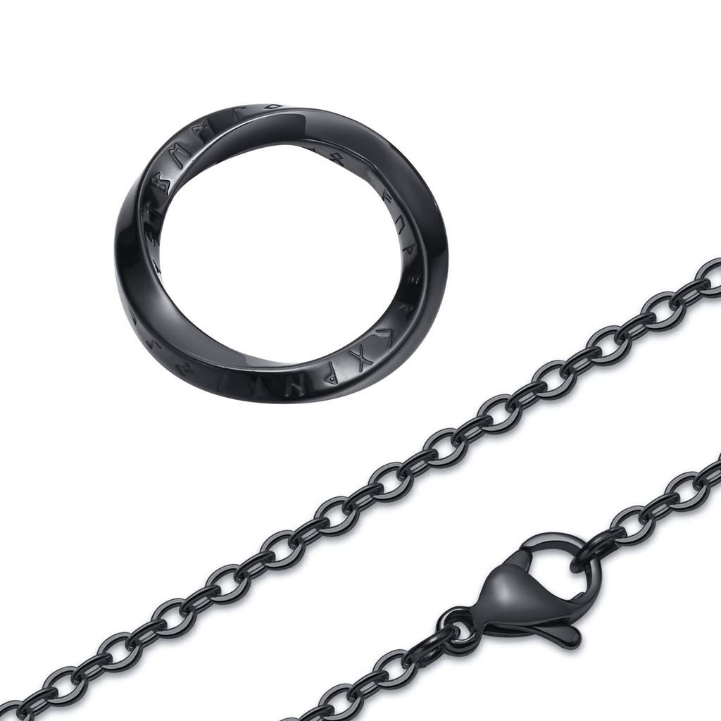 Norse Viking Pendant Man Woman Necklaces, Men Twisted Stainless Steel Jewelry  Triangle Charm Geometric Collar Party Gift