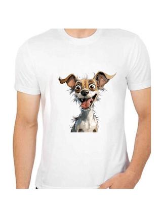 My Favorite Happy Dog Recued T-Shirt for Men Apparel Short Sleeve Clothing