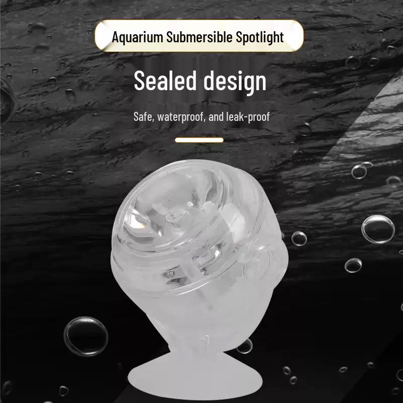 Waterdichte LED Aquarium Clip Lamp - Super Heldere Zevenkleurige Duik Spotlight