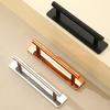 Strong Adhesive Plastic Door Pulls Smooth Grip Design Rustproof Easy To Clean Door Handles for Aluminum Wood Glass Door