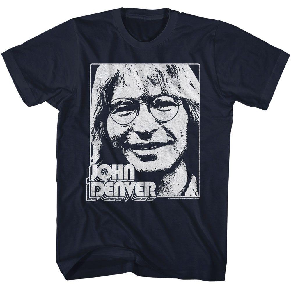 John Denver Simple Face Music Shirt L