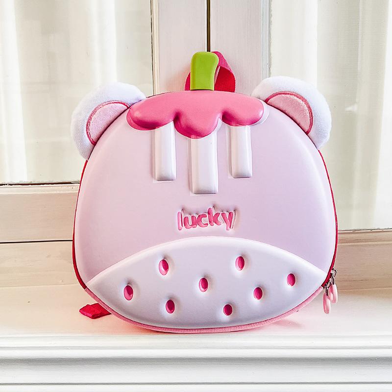 Shape Eggshell Children s Double-shoulder Bag - Cartoon Style Kindergarten Student Schoolbag