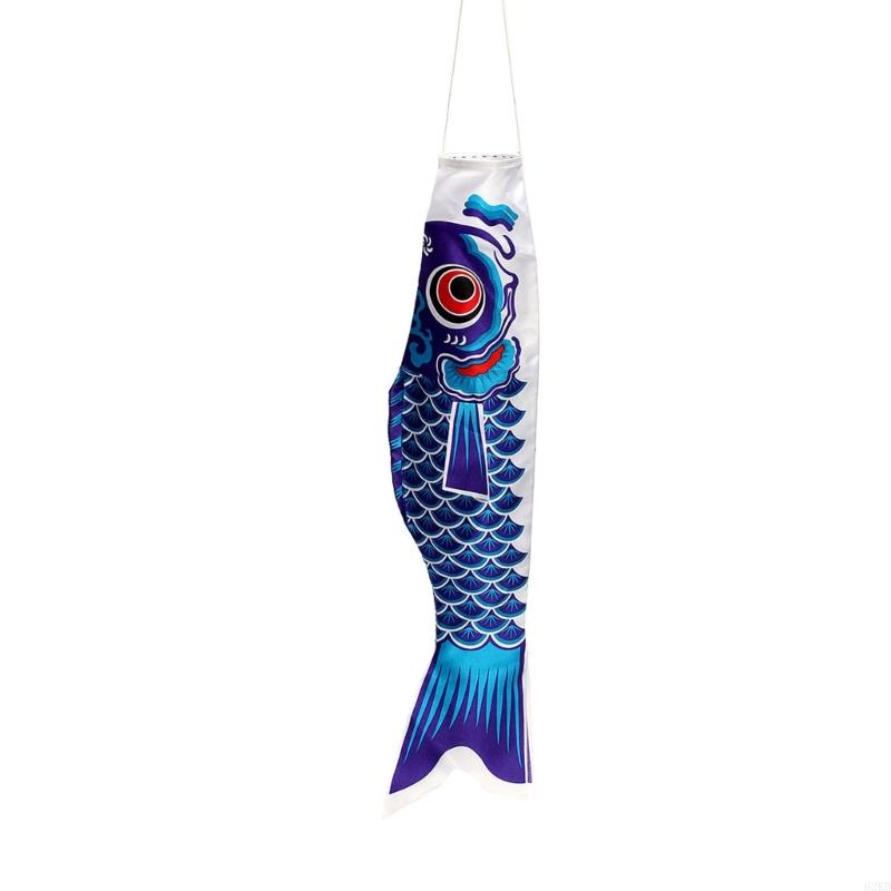 62KD Carp Windsocks Traditional Japanese Carp Windsocks Streamers Hangings Fish Flag Festival Carp Banners Home Decorations
