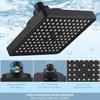 6-Inch Design Rainfall Shower Head Portable Waterfall Shower Head  For Home Shower