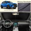 Car Black Window Privacy Sunshade For MG RX5 2022-Present Auto Anti-UV Heat Insulation Protect Cover Interior Accessory