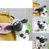 Adorable Plush Sheep Keychain Cute Fluffy Lamb Pendant Soft Toy Decor For Bags