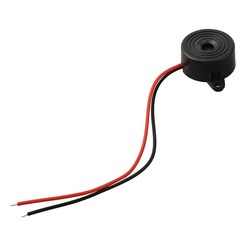 ABS And Electric Components Piezo Buzzer 2 Wired Connctor