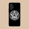 Aesthetic Pentagram Phone Case for Samsung Galaxy A56 55 54 53 52 51 36 35 34 23 16 15 5G Soft TPU Shockproof Cover