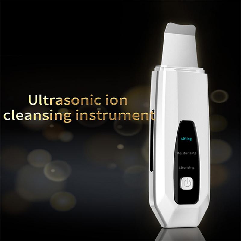 Kinsei Beauty Hordozható arcradírozó otthoni HASZNÁLAT MINI Hordozható VEZETÉK NÉLKÜLI Ion Ultrahangos Arcszpatula Arcexfoliáló Szépségápoló Készülék