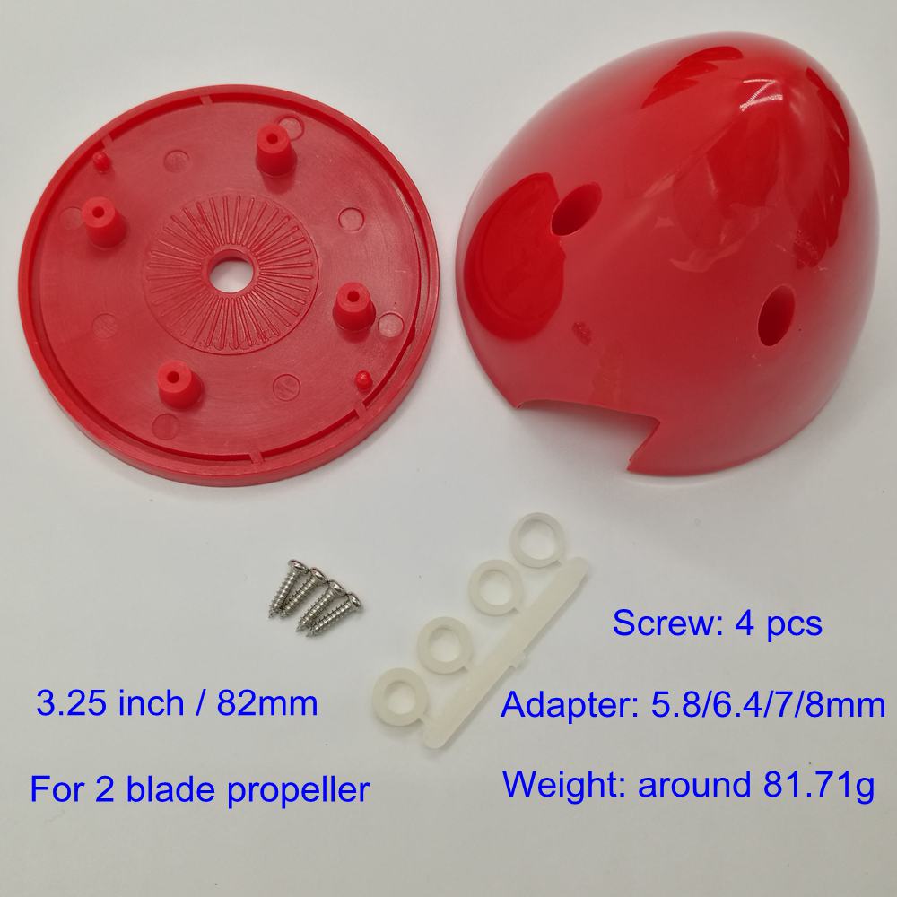 1.5 inch to 4 inch Plastic Spinner for RC Airplanes