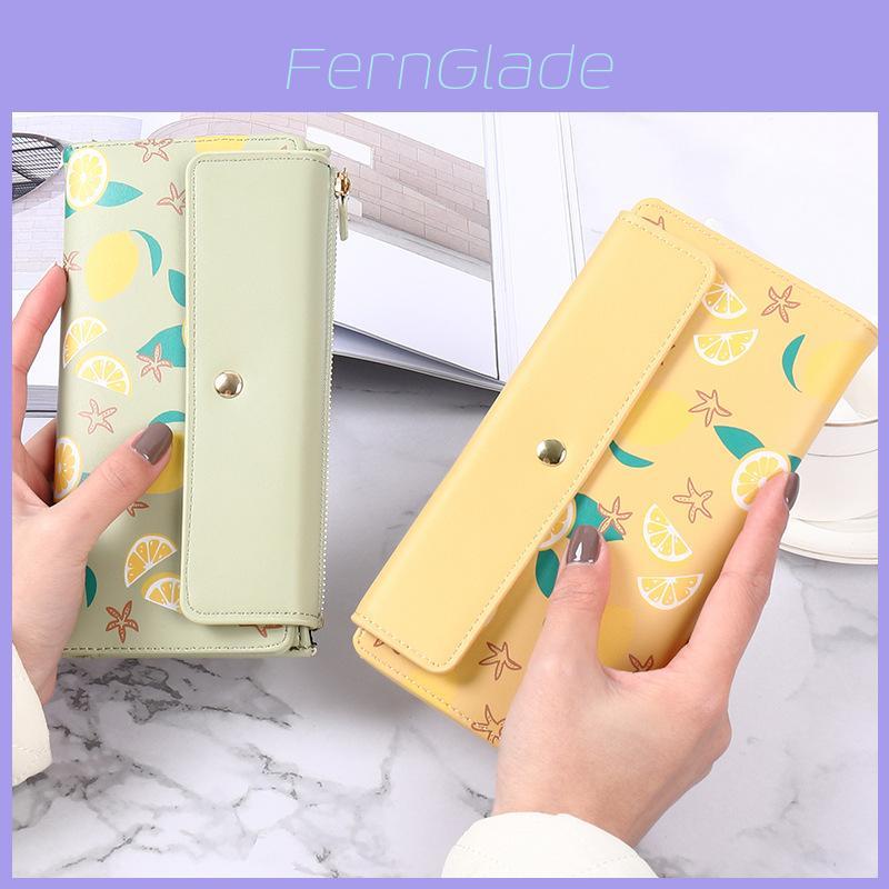 Cute Korean Style Long Wallet For Women With Multiple Card Slots High Quality Student Coin Purse