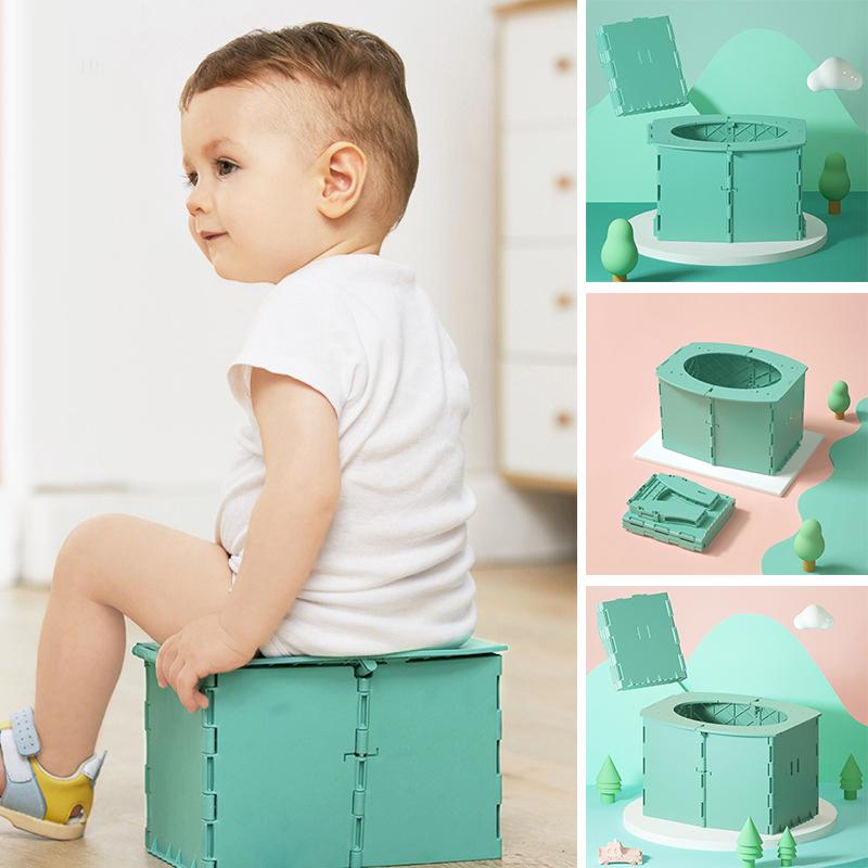 Orinal portátil para bebé, asiento de inodoro para coche, viajes al aire libre, camping, asiento de entrenamiento para niños y adultos, orinal plegable para niños.