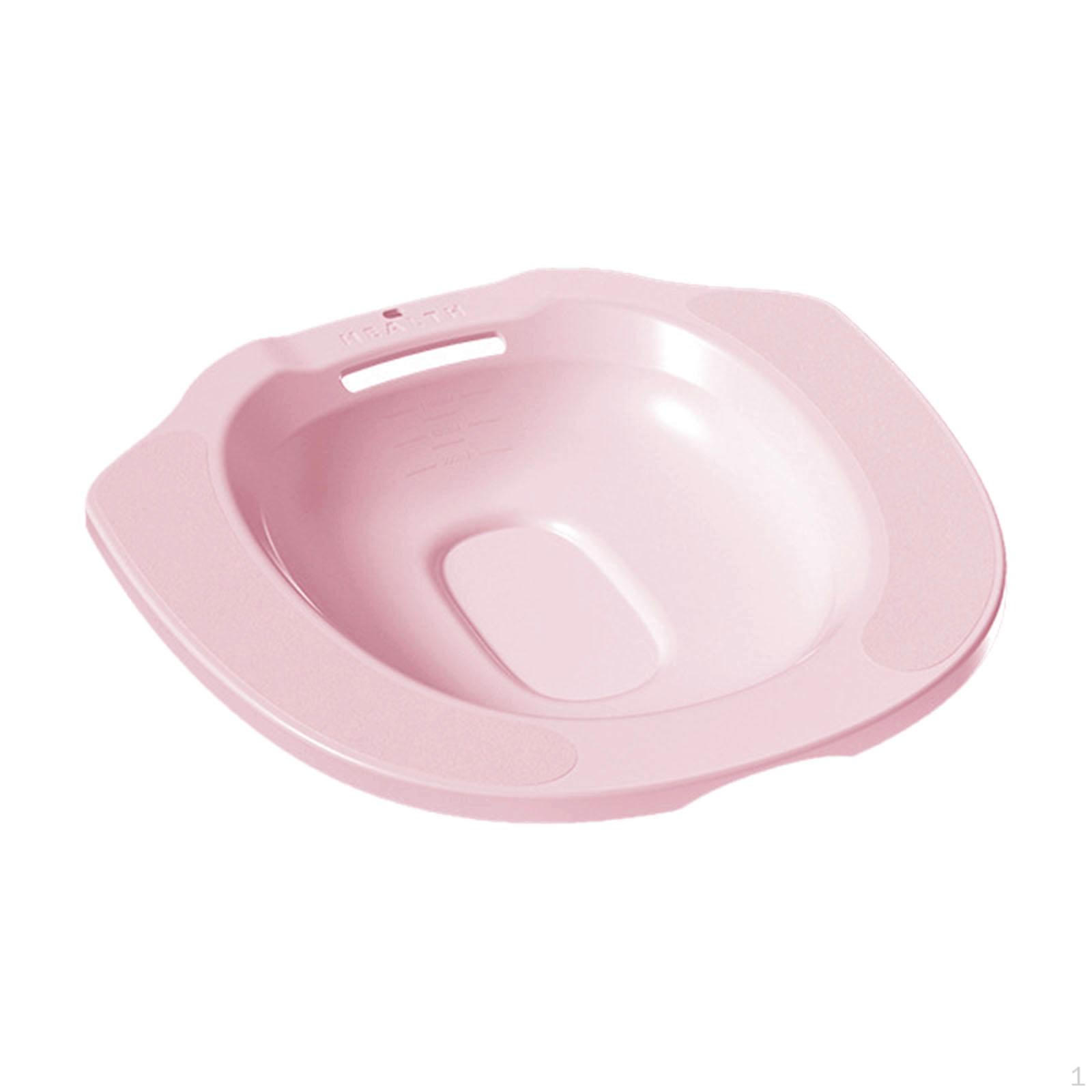 

Sitz Bath Basin Compatible with Most Toilets Portable Bidet Option розовый