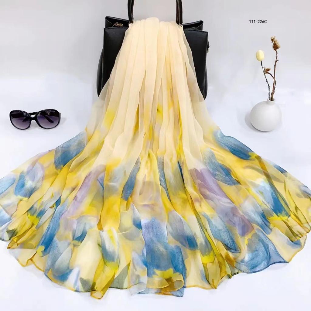 New Floral Bandanas Silk Scarf Women Headband Accessories Handkerchief Neckerchief Fashion Neck Scarfs Satin Ladies Foulard 2024