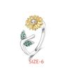 New copper Bee Bead Safety Chain Charm Sunflower Firefly Pendant Compatible With Authentic Bracelets Womens Do It Yourself Accessories Jewellery Gift