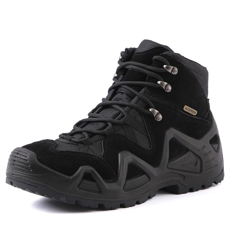 Men's Boots Tactical Shoes Men's Outdoor Shoes Combat Boots Waterproof Shoes Sports Hiking Shoes Winter Cotton
