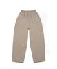 PHERMENON Oversized Pigment Wide String Jogger Pants - Beige