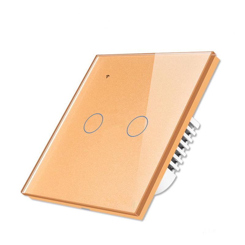 Tuya Smart Home Touch Wall Switch with WiFi & Voice Control - European & British Standards