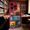 Fridge Full of Beer Bottles Soft TPU Phone Case for iPhone 17 16 15 14 13 12 11 Pro Max Plus Shockproof Anti-Slip Cover