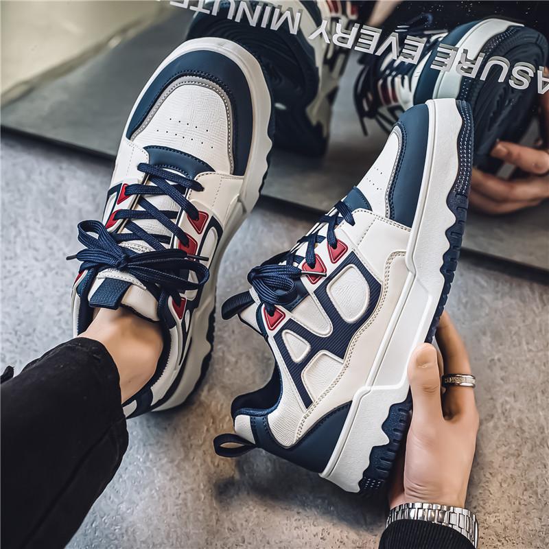 Męskie Casualowe Cztery Pory Roku Moda Studenci Wygodne Sneakersy Chłopcy Modne Miękka Podeszwa Oddychające Buty