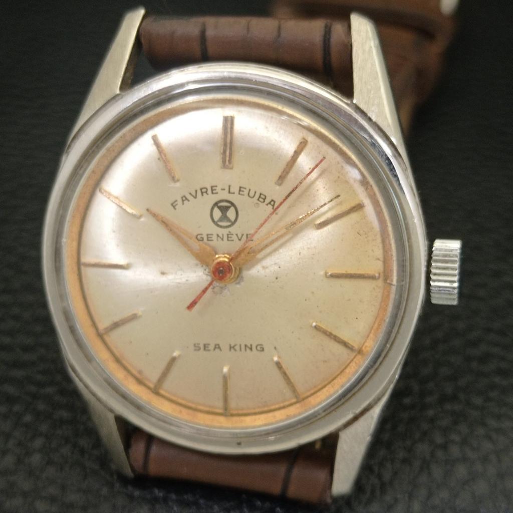 FAVRE LEUBA SEA KING VINTAGE 101 HAND-WINDING SWISS MENS WATCH A703750-1