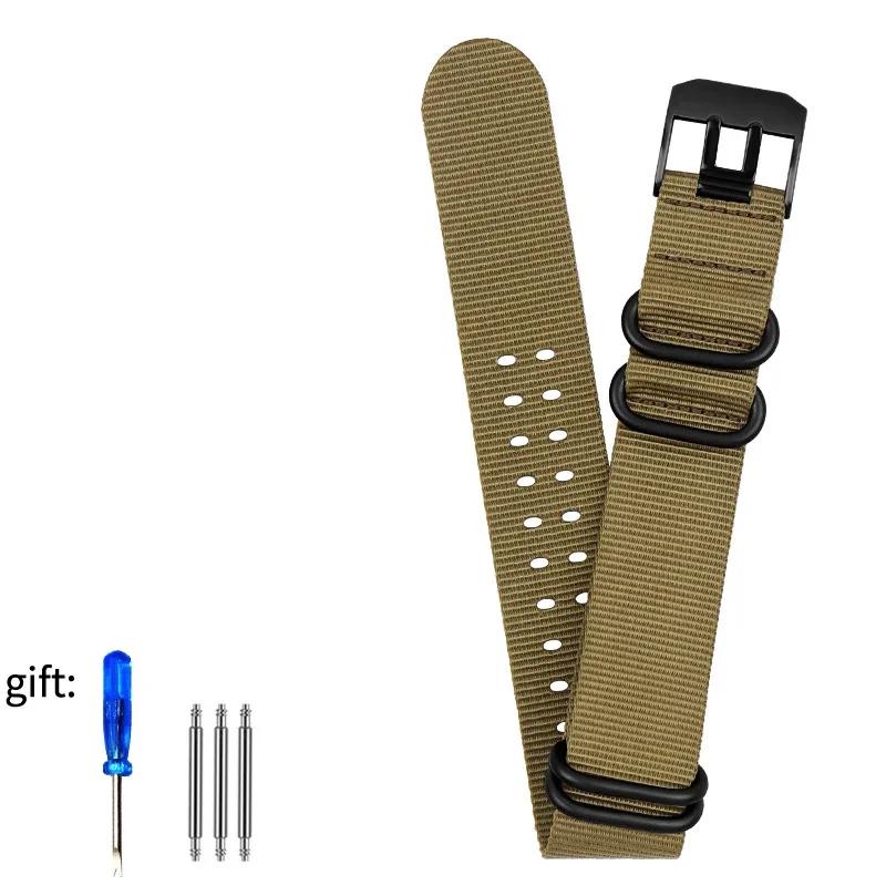Nylonklockarmband för luminox 3051 3080 3150 8800 klockband sport mäns klockor armband klockarmband 22mm 23mm