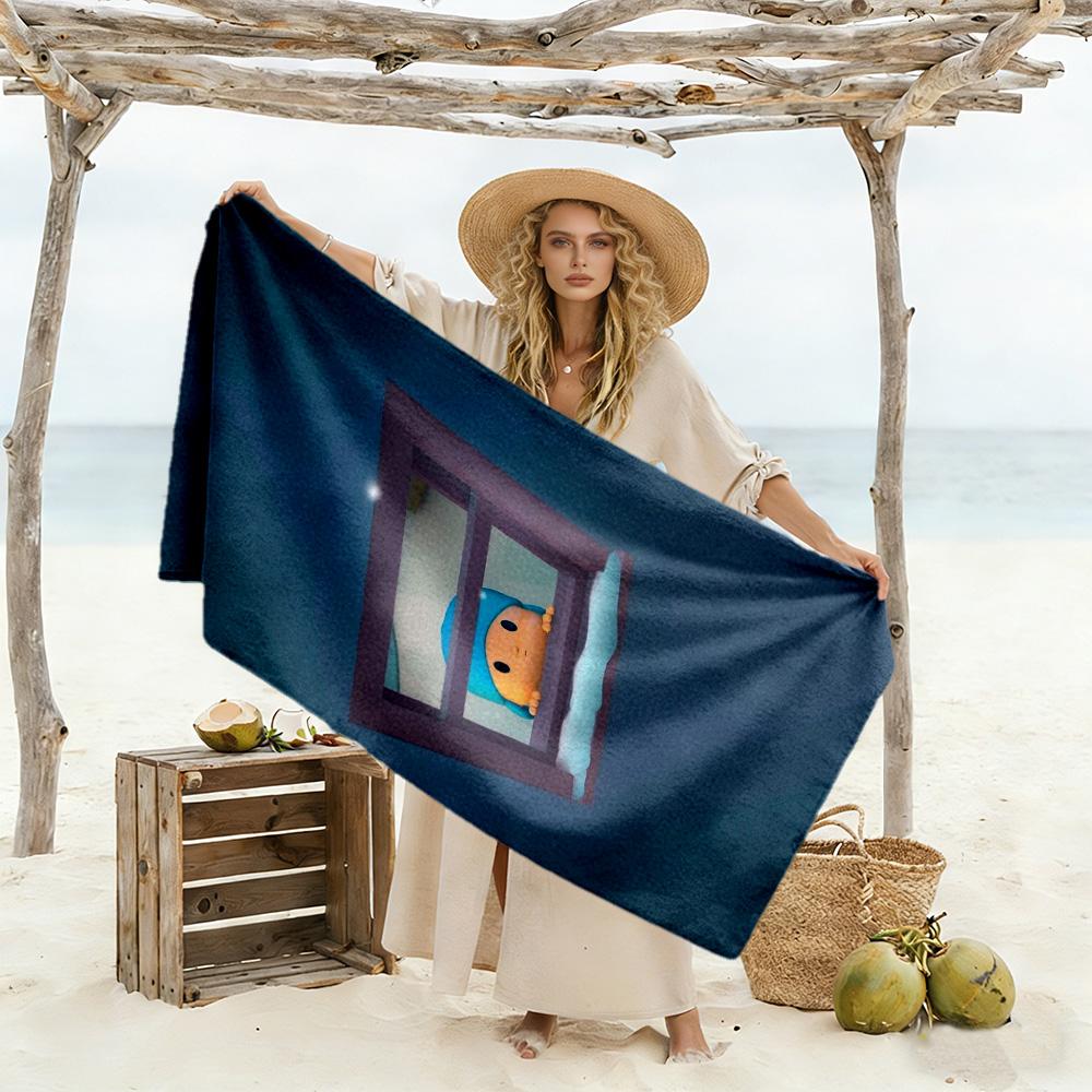Pocoyo Beach Towel High Absorbency & Quick-Dry Comfortable Lightweight