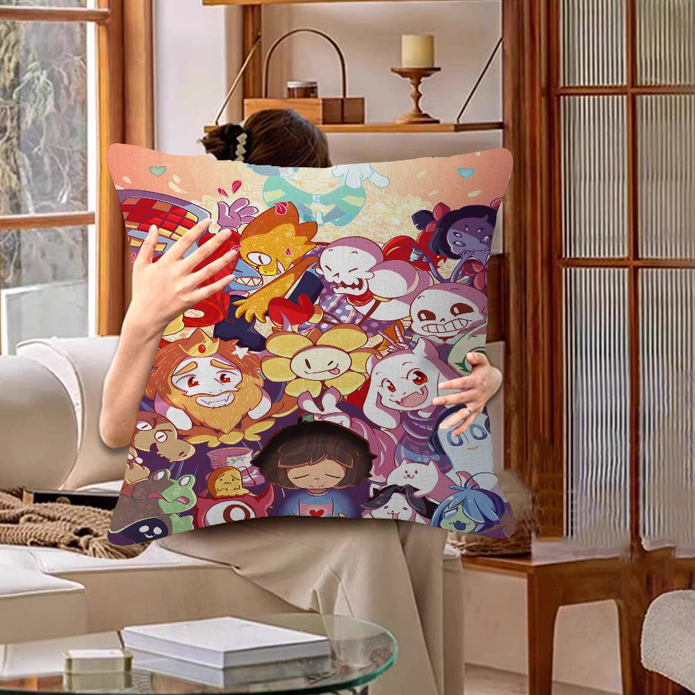 Game U-Undertale Pillowcases Home Bedding Decorative Pillow Cover Wedding Super Soft Pillow Case