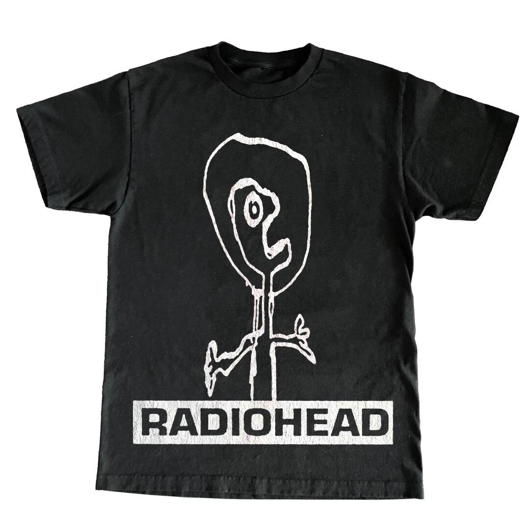 

Radiohead Public Library T-shirt Screen Printed with Y2kb and Shoes, Featuring A Retro Style for Casual Music Enthusiasts - M... S разноцветный