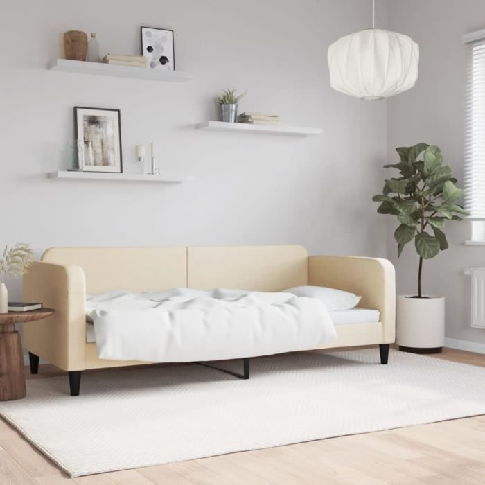 VidaXL Daybed Cream 80x200 Cm Fabric 354032