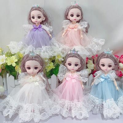 17Cm Barbie Doll Small Doll Girl Princess Doll Mini Play House Doll Small Toy