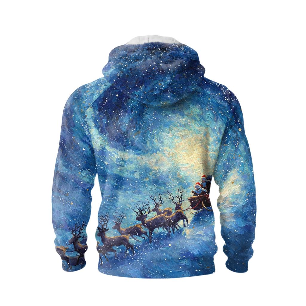 Herr Långärmad Ledig Flanell Huvtröja