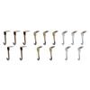 5x Christmas Stockings Holder Metal Hooks Non Skid Hang Christmas Stockings