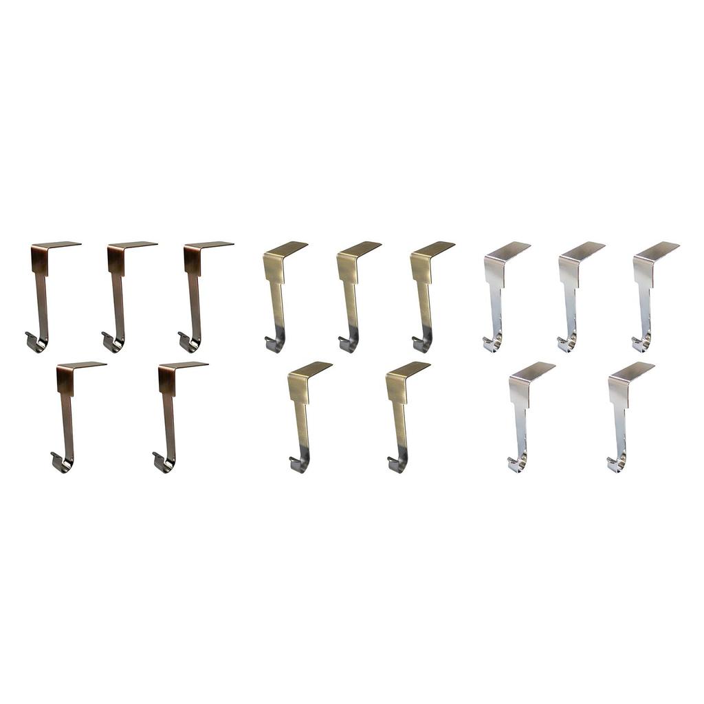 5x Christmas Stockings Holder Metal Hooks Non Skid Hang Christmas Stockings